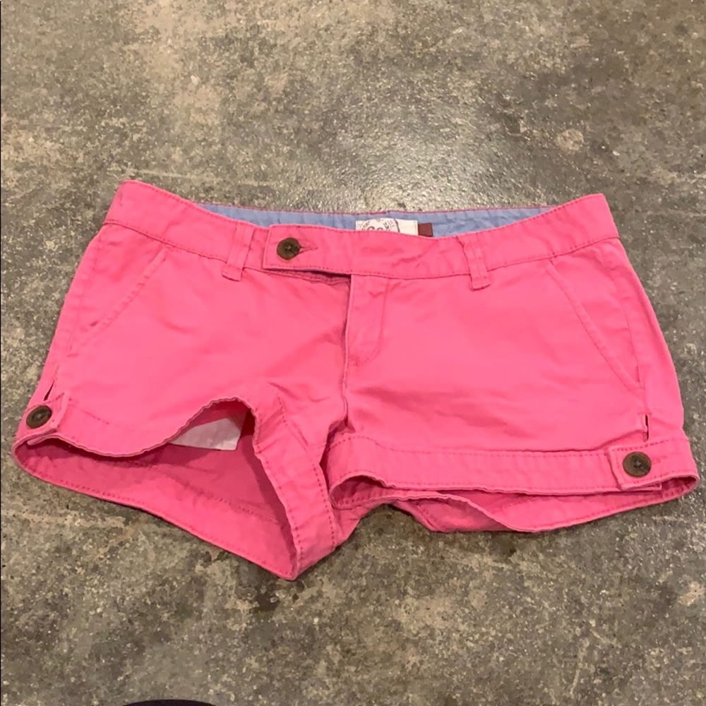 SO pink shorts.